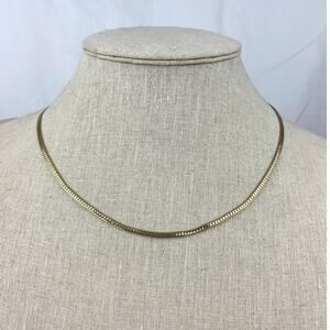 VTG Gold Tone Chain Necklace 19" MCM Elegant Unsigned